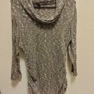 Maurices large green striped long sleeve shirt